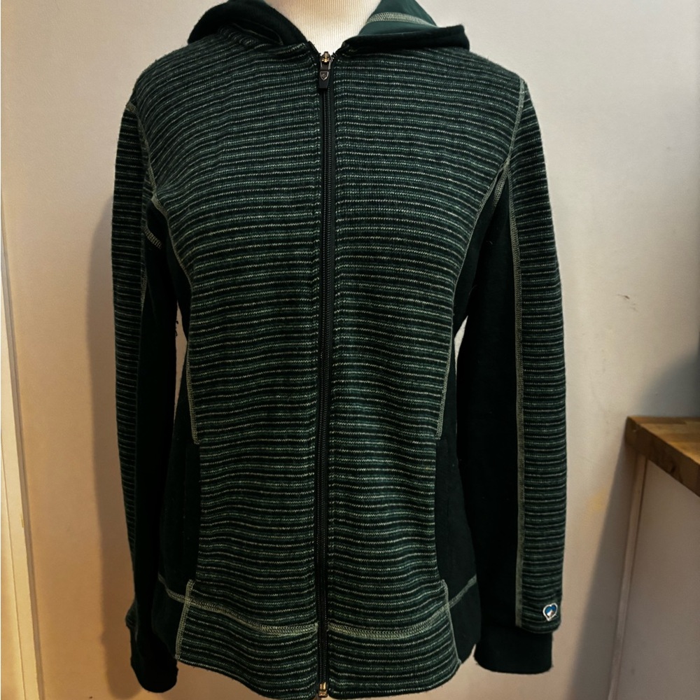 Kuhl Chianti Full Zip Dark Green Hoodie